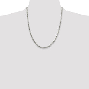 Sterling Silver Polished Curb Chain