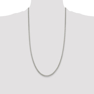 Sterling Silver Polished Curb Chain