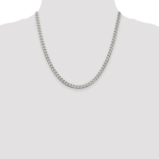 Sterling Silver Polished Curb Chain