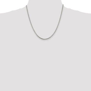 Sterling Silver Popcorn Chain (Style QFC161-20)