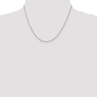 Sterling Silver Loose Rope Chain (Style QFC207-18)