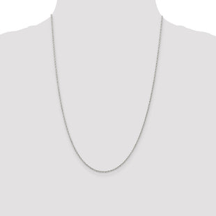Sterling Silver Loose Rope Chain (Style QFC207-24)