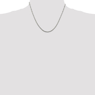 Sterling Silver Loose Rope Chain (Style QFC45-18)