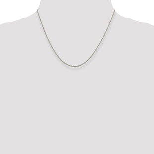 Sterling Silver Loose Rope Chain (Style QFC46-18)