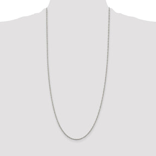 Sterling Silver Loose Rope Chain (Style QFC46-30)