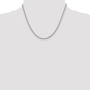 Sterling Silver Corona Chain (Style QFC63-18)