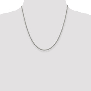 Sterling Silver Corona Chain (Style QFC63-20)