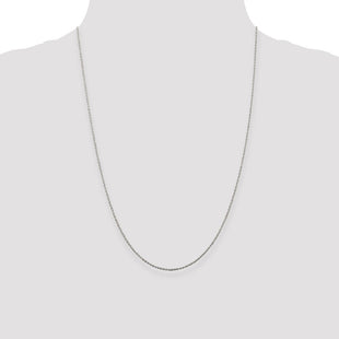 Sterling Silver Loose Rope Chain (Style QFC67-24)