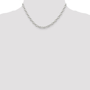 Sterling Silver Fancy Rolo Chain (Style QFC88-16)
