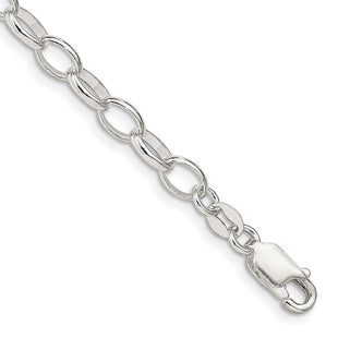 Sterling Silver Fancy Rolo Chain (Style QFC88-8)