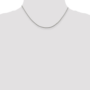 Sterling Silver Diamond-cut Round Franco Chain (Style QFR125-16)