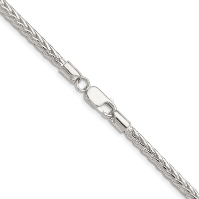 Sterling Silver Diamond-cut Round Franco Chain, 24 x 3.8mm