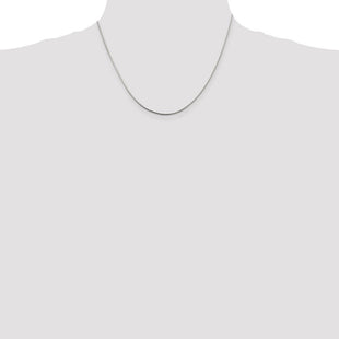 Sterling Silver Diamond-cut Snake Chain (Style QFS16-18)