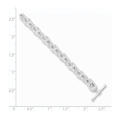 Sterling Silver Toggle Link Bracelet