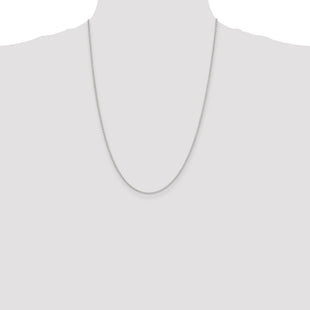 Sterling Silver Diamond-cut Cable Chain (Style QHC022-24)