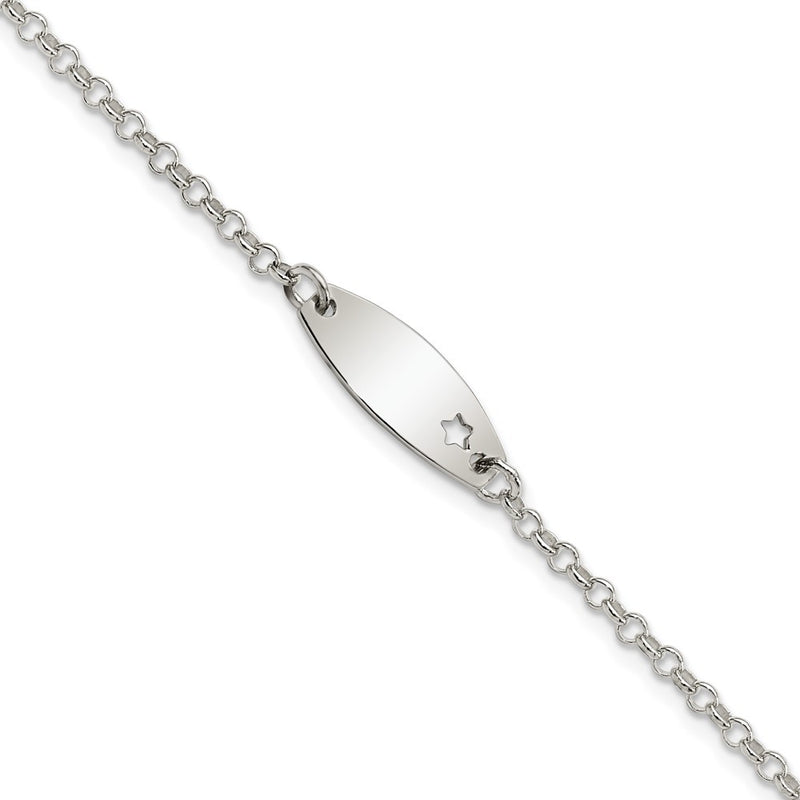 Sterling silver star bracelet