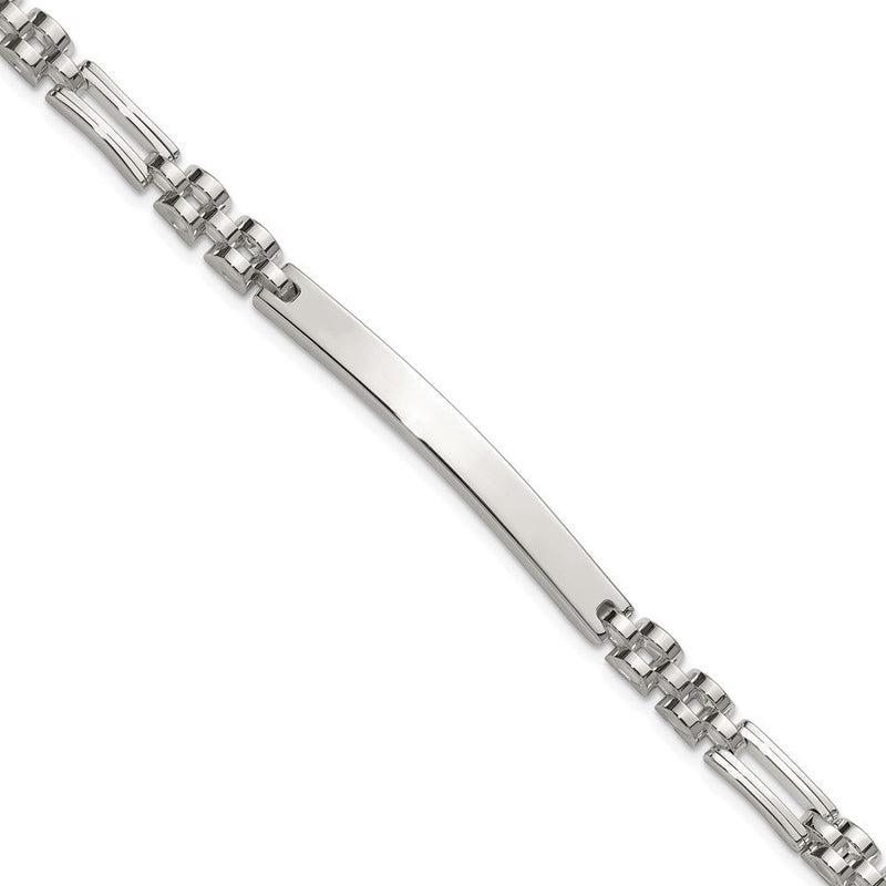 Sterling silver ID bracelet