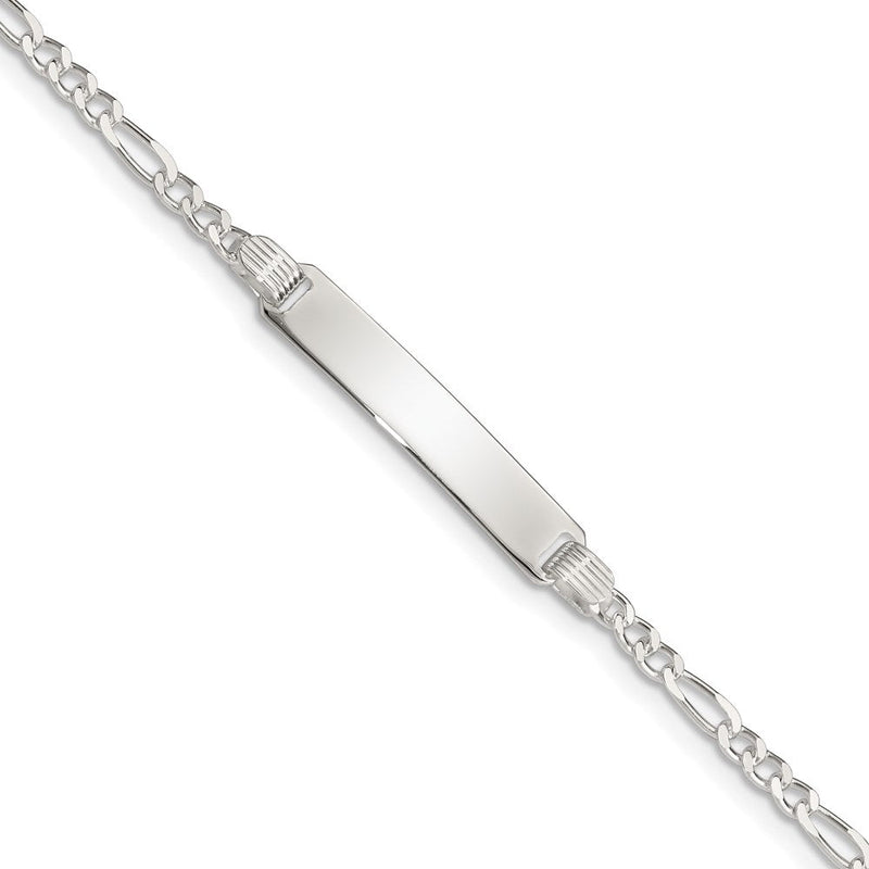 Sterling silver ID bracelet
