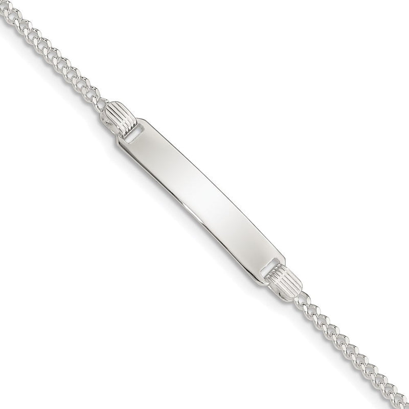 Sterling silver ID bracelet
