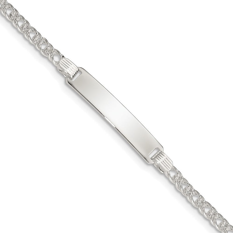 Sterling silver ID bracelet