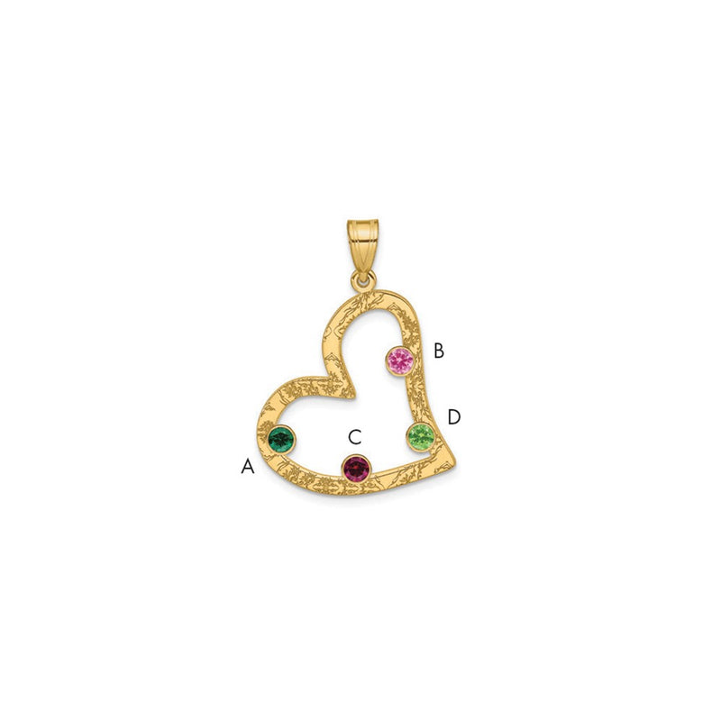 SS/Gold Plated Pendants Style QMP2 - Classique Jewelry Inc.