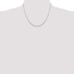 Sterling Silver Octagonal Snake Chain (Style QOS035-18)
