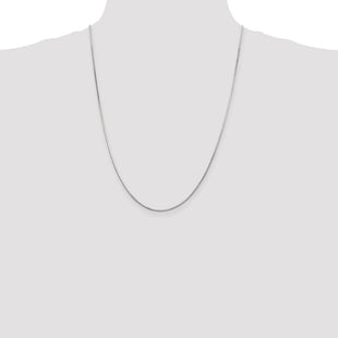 Sterling Silver Octagonal Snake Chain (Style QOS035-24)