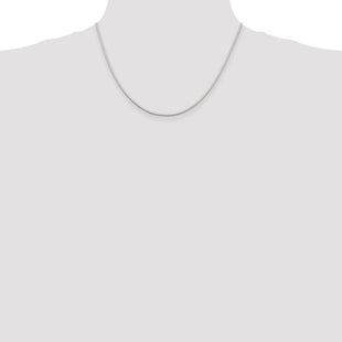 Sterling Silver Octagonal Snake Chain (Style QOS040-18)