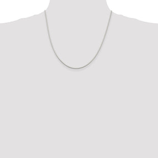 Sterling Silver Octagonal Snake Chain (Style QOS040-20)