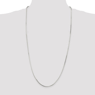 Sterling Silver Octagonal Snake Chain (Style QOS050-30)