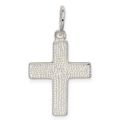 Sterling Silver Latin Cross Charm, 29 x 27mm