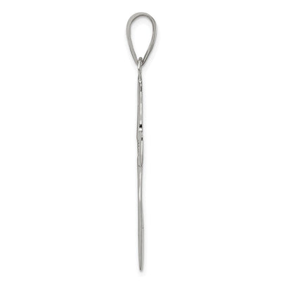 Sterling Silver Cross Pendant, 48 x 21mm