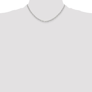 Sterling Silver Polished Paperclip Chain (Style QPCL080-16)