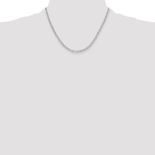 Sterling Silver Polished Paperclip Chain (Style QPCL080-18)