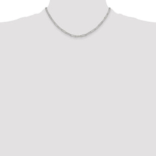 Sterling Silver Polished Paperclip Chain (Style QPCL100-16)