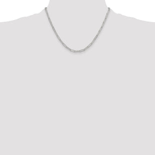 Sterling Silver Polished Paperclip Chain (Style QPCL100-18)