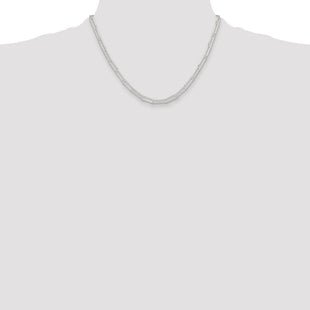 Sterling Silver Polished Paperclip Chain