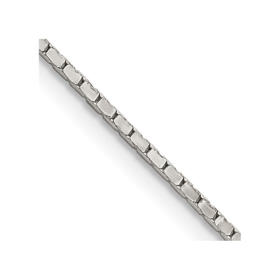 Sterling Silver . Mirror Box Chain
