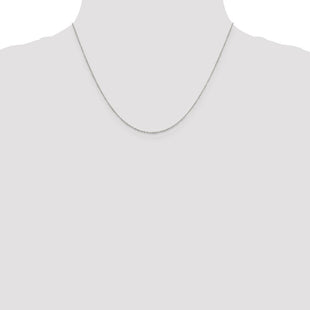 Sterling Silver Forzantine Cable Chain (Style QPE45-18)