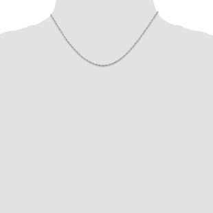 Sterling Silver Elongated Box Chain (Style QPE48-16)