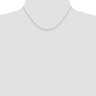 Sterling Silver Oval Box Chain (Style QPE49-16)