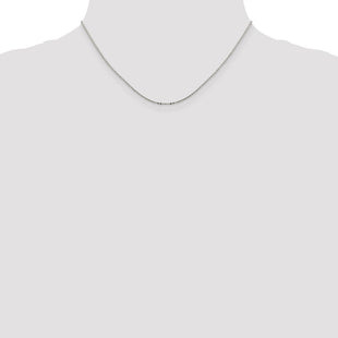 Sterling Silver Flat Link Cable Chain (Style QPE76-16)