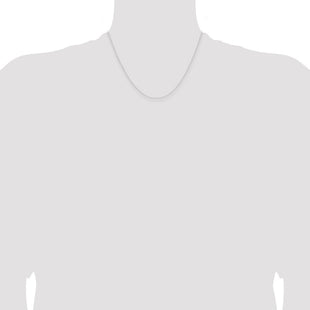 Sterling Silver Forzantine Cable Chain (Style QPE85-18)