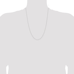 Sterling Silver Forzantine Cable Chain (Style QPE85-24)