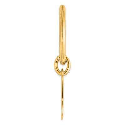 Sterling Silver Gold Plated Key Chainsterling Silver, 31 x 27mm