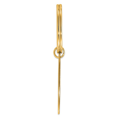 Sterling Silver Gold-plated Key Chain