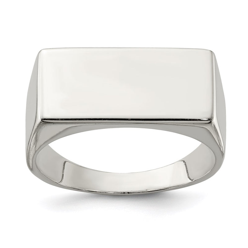 Sterling silver signet ring