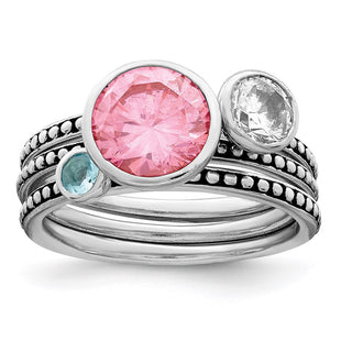 Sterling Silver Rings Style QR6311 - Classique Jewelry Inc.