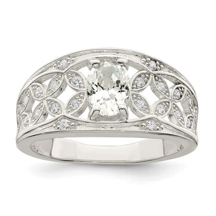 Sterling Silver Rings Style QR7249 - Classique Jewelry Inc.
