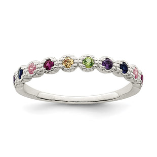 Sterling Silver Rings Style QR7368 - Classique Jewelry Inc.
